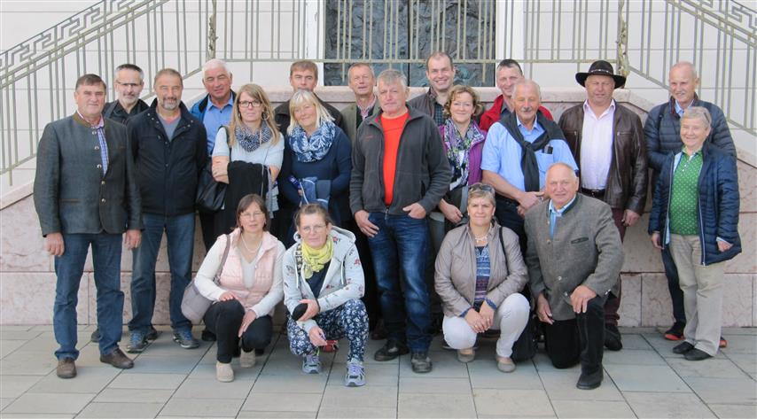 Die Lungauer Reisegruppe anlässlich des MR-Ausflugs nach Ungarn.