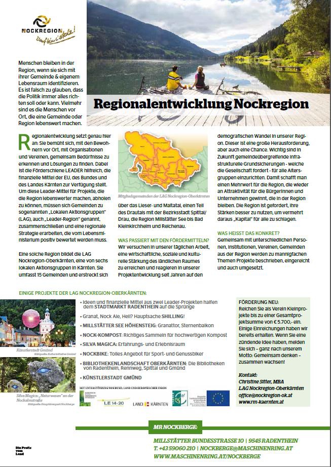 Regionalentwicklung Nockregion
